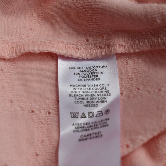 LOFT Peach Puff Sleeve Top - Picture 5 of 5